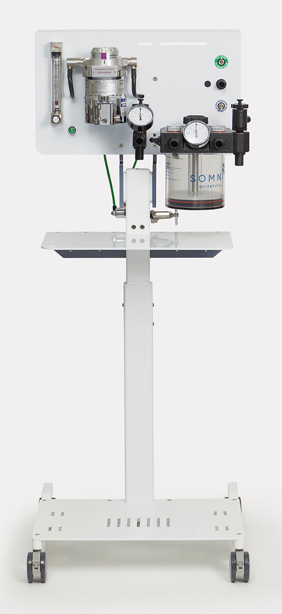 Rebreathing Anesthesia Cart System