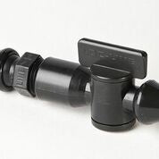 Stopcock Assembly, 1/4" Nipple x 1/4" Nipple with Valve