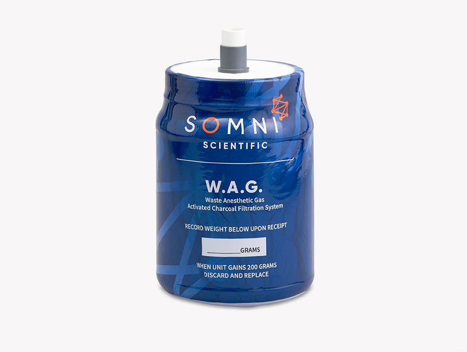 ISO-SHIELD Waste Anesthetic Gas (WAG) Charcoal Canister