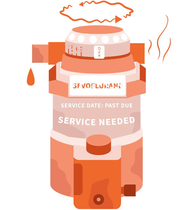 vaporizer service illustration